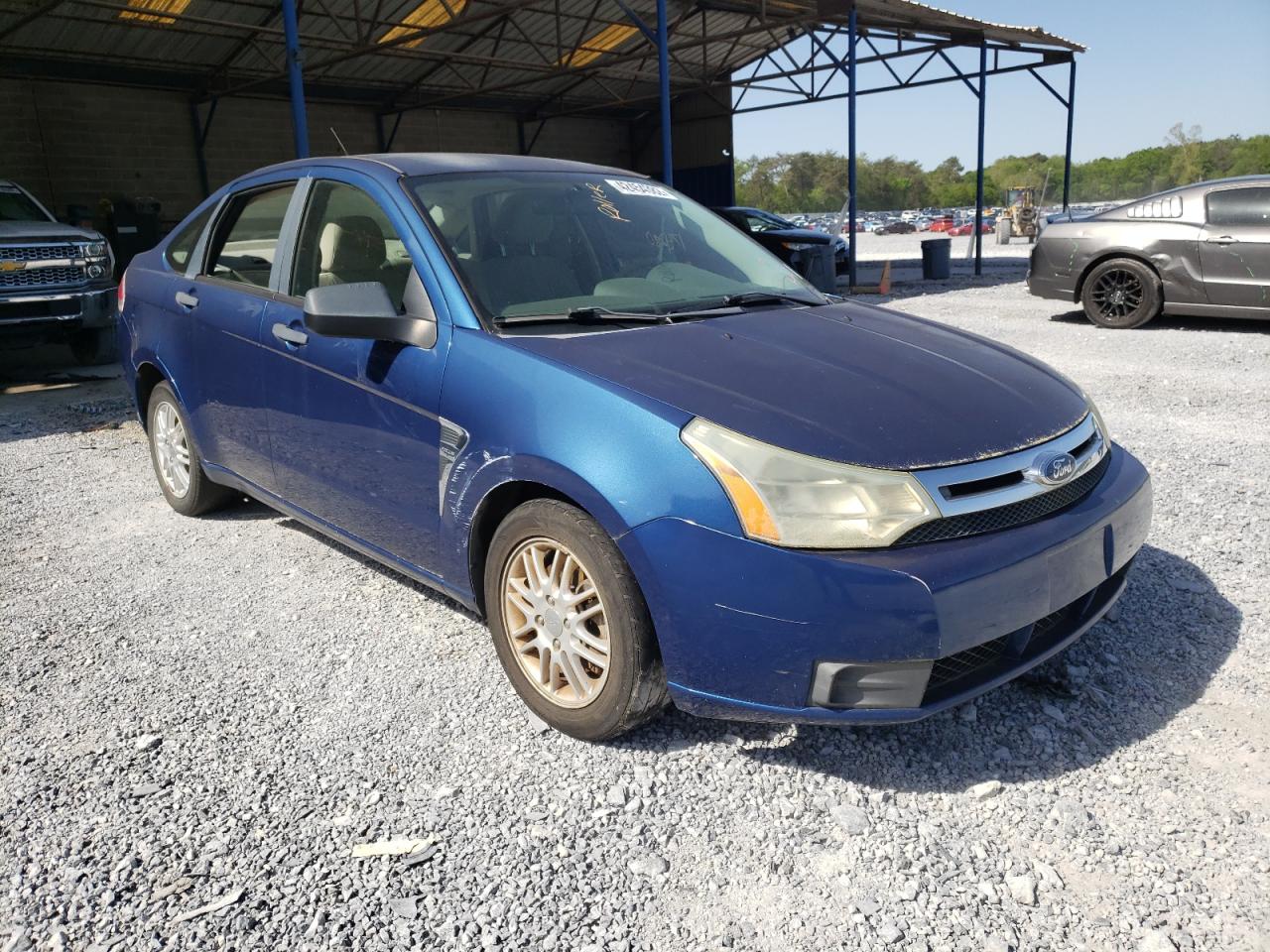 FORD FOCUS S/SE 2008 with VIN 1FAHP35N68W243900 - Photo from auction