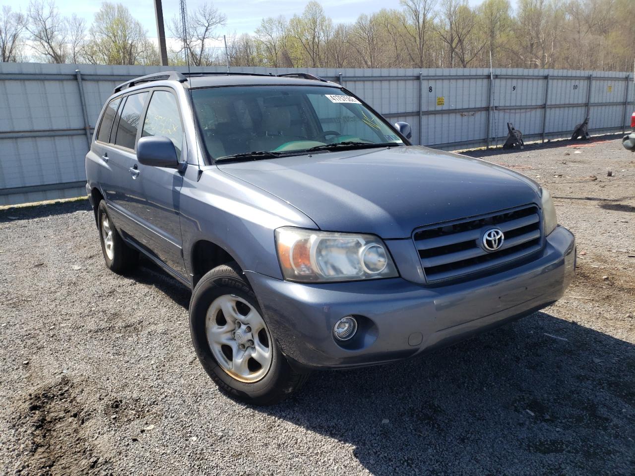 TOYOTA HIGHLANDER 2006 with VIN JTEHD21A160044331 - Photo from auction