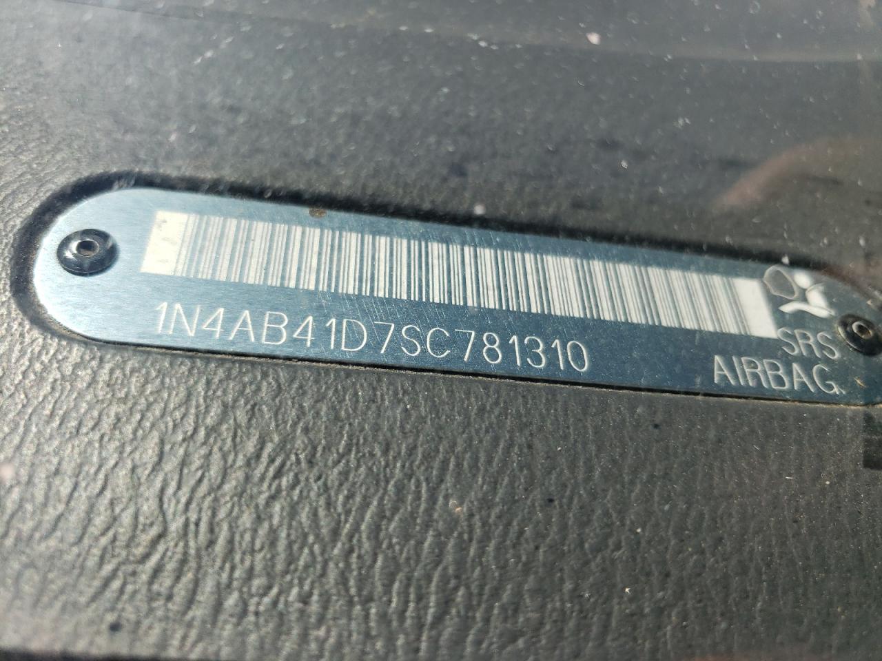 Photo 10 from auction – 1995 NISSAN SENTRA BAS with VIN 1N4AB41D7SC781310