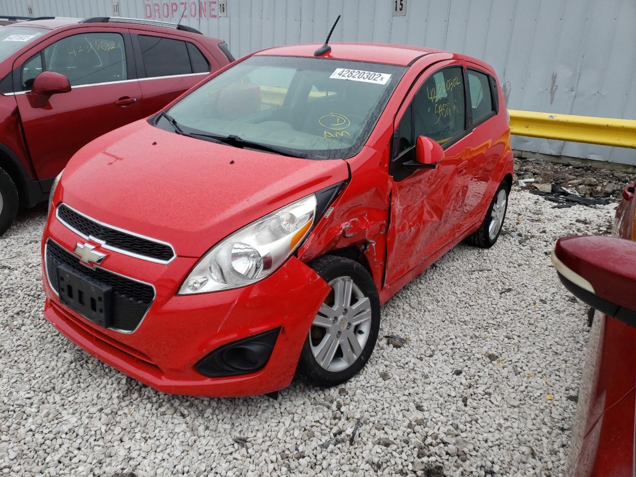 Photo 2 from auction – 2014 CHEVROLET SPARK 1LT with VIN KL8CD6S94EC568301