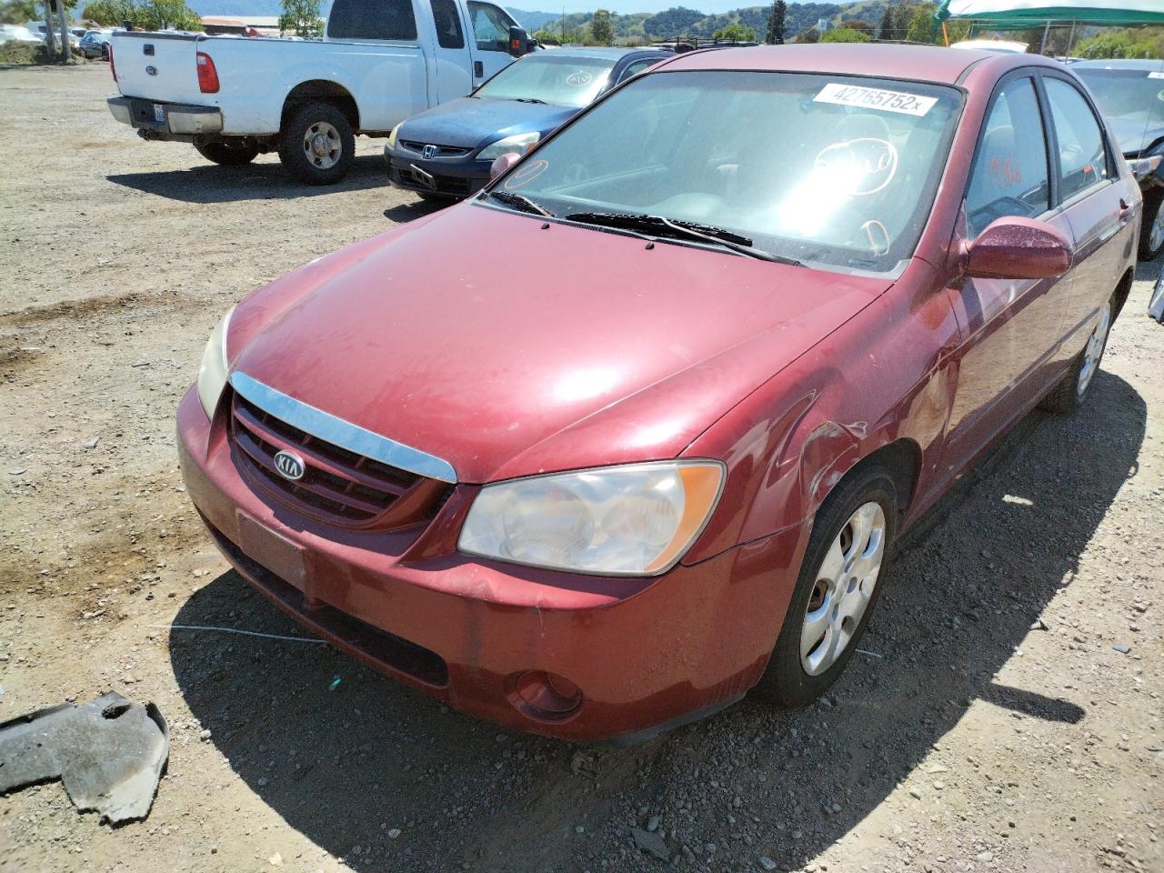 Photo 2 from auction – 2006 KIA SPECTRA LX with VIN KNAFE121265307248