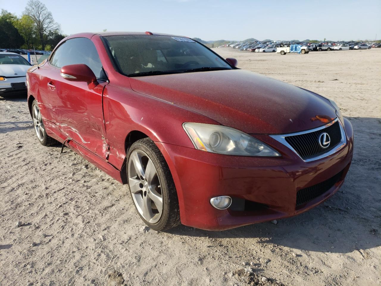 LEXUS IS 250 2010 with VIN JTHFF2C25A2502282 - Photo from auction
