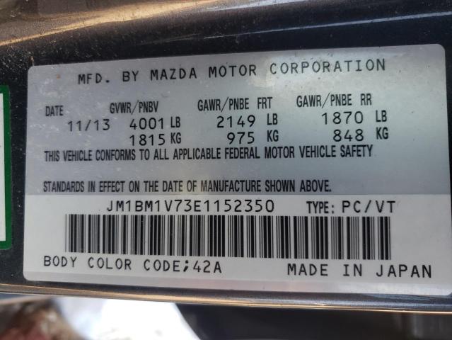 Photo 10 from auction – 2014 MAZDA 3 TOURING with VIN JM1BM1V73E1152350