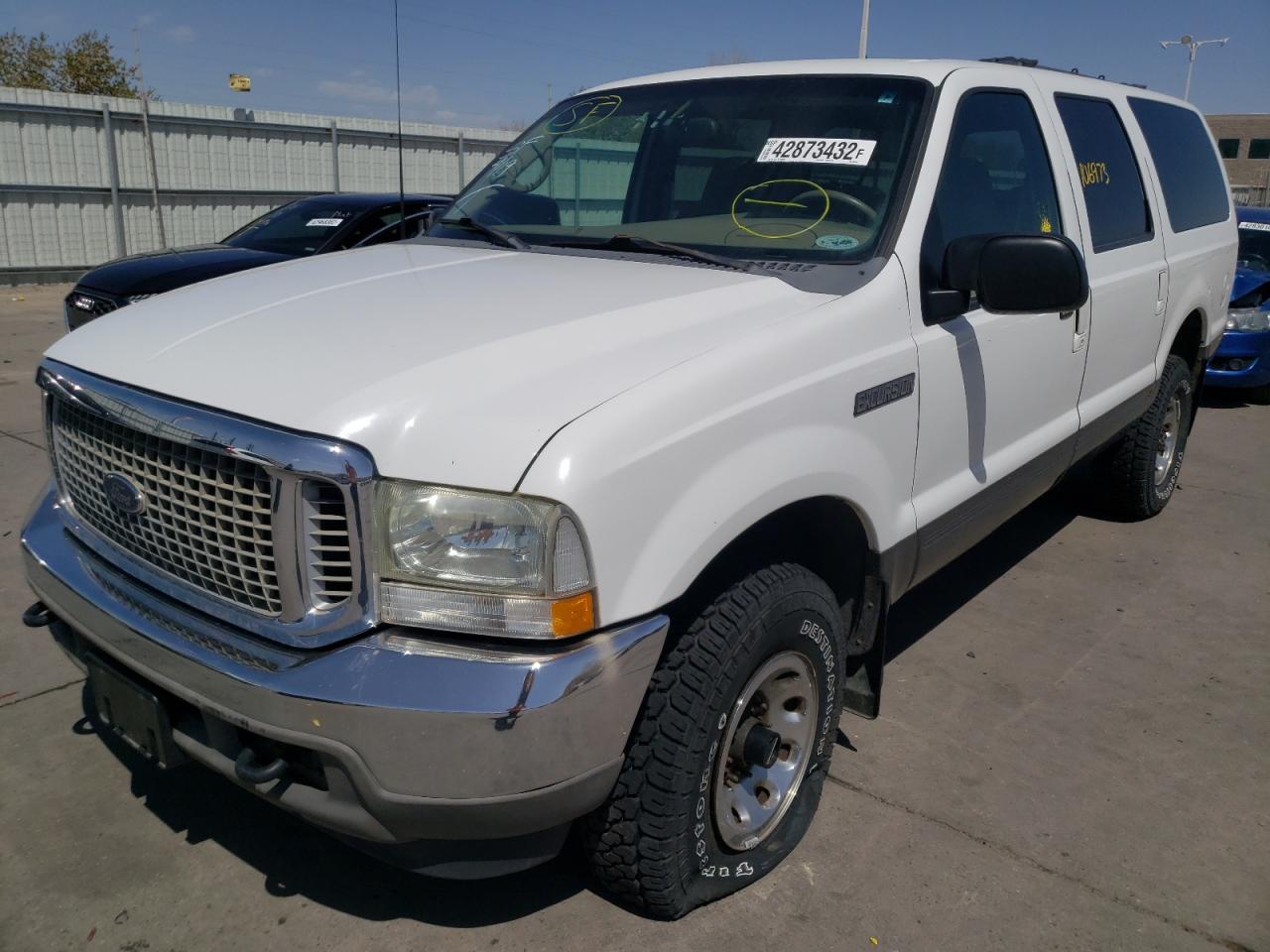 Photo 2 from auction – 2002 FORD EXCURSION with VIN 1FMNU41S72EC05916