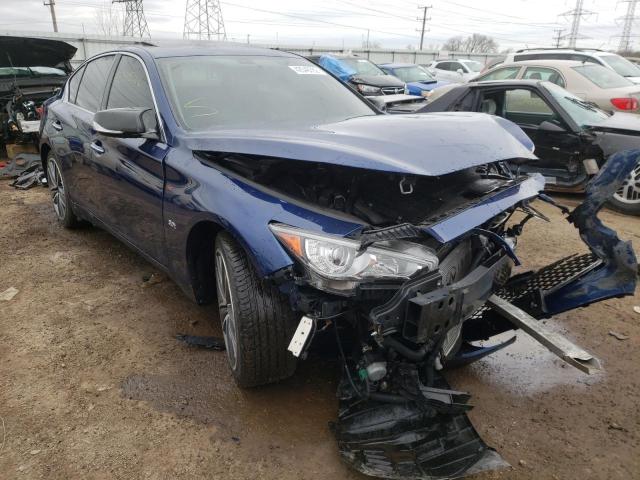 INFINITI Q50 PREMIU 2017 with VIN JN1EV7AR4HM834857 - Photo from auction
