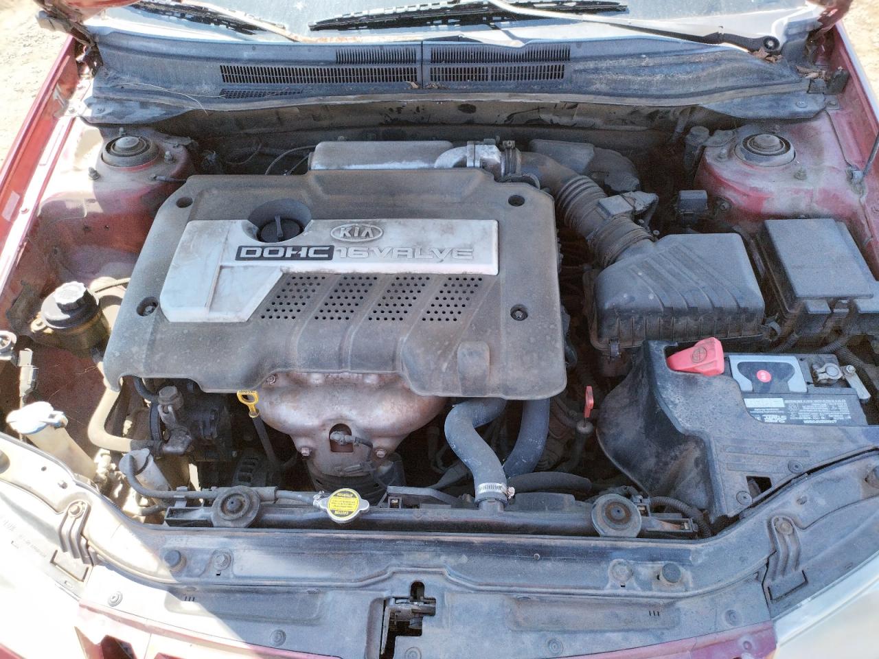 Photo 7 from auction – 2006 KIA SPECTRA LX with VIN KNAFE121265307248