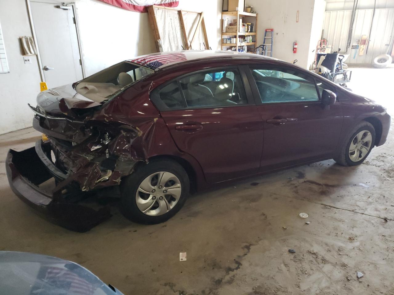 Photo 4 from auction – 2015 HONDA CIVIC LX with VIN 19XFB2F59FE078490