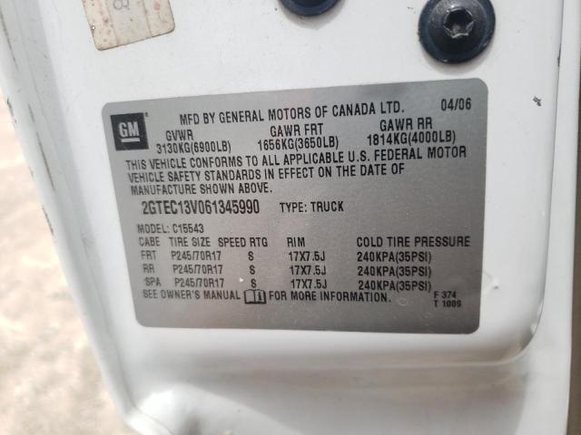 Photo 10 from auction – 2006 GMC NEW SIERRA with VIN 2GTEC13V061345990