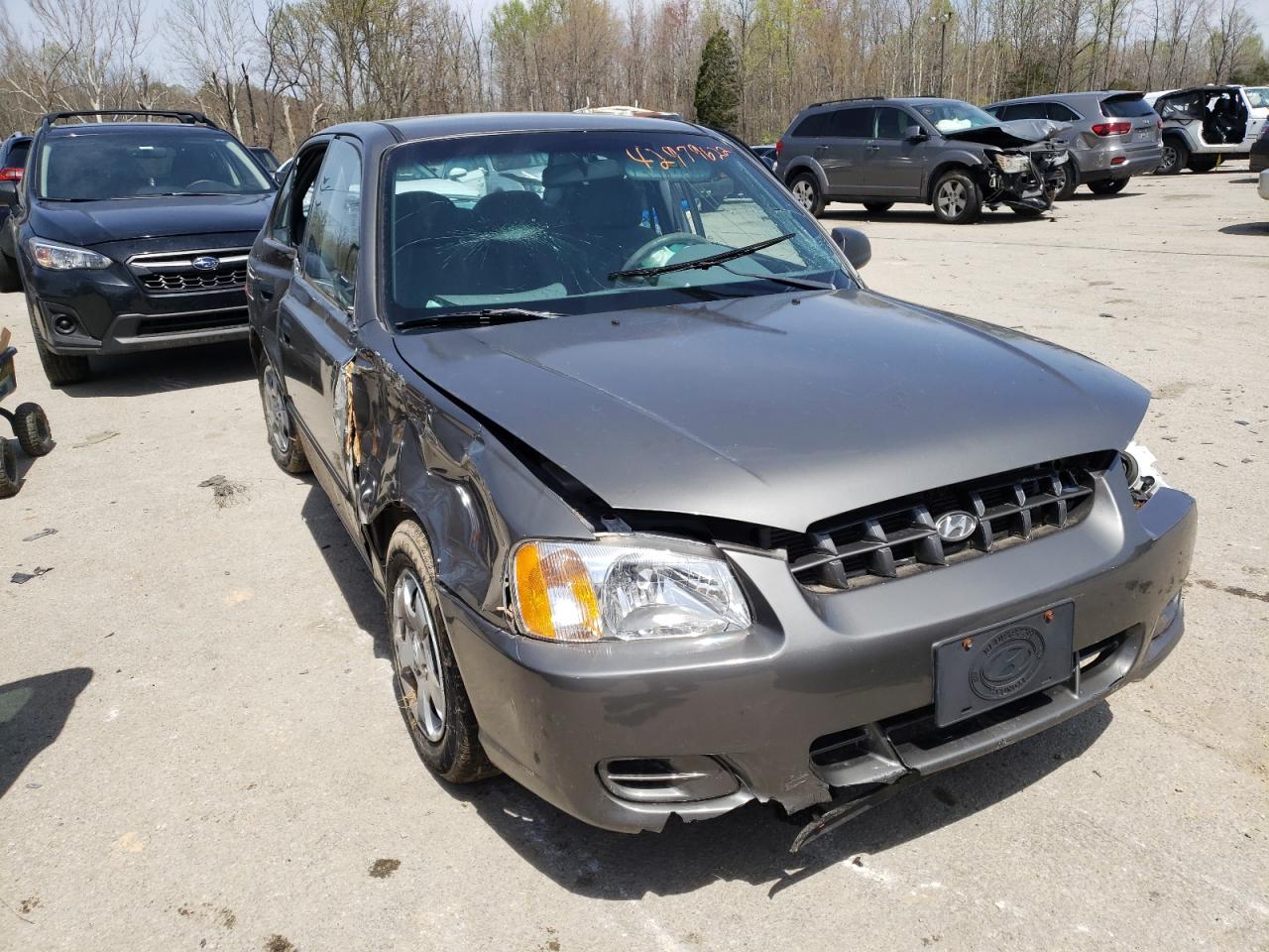 Photo 1 from auction – 2001 HYUNDAI ACCENT GL with VIN KMHCG45C31U256271