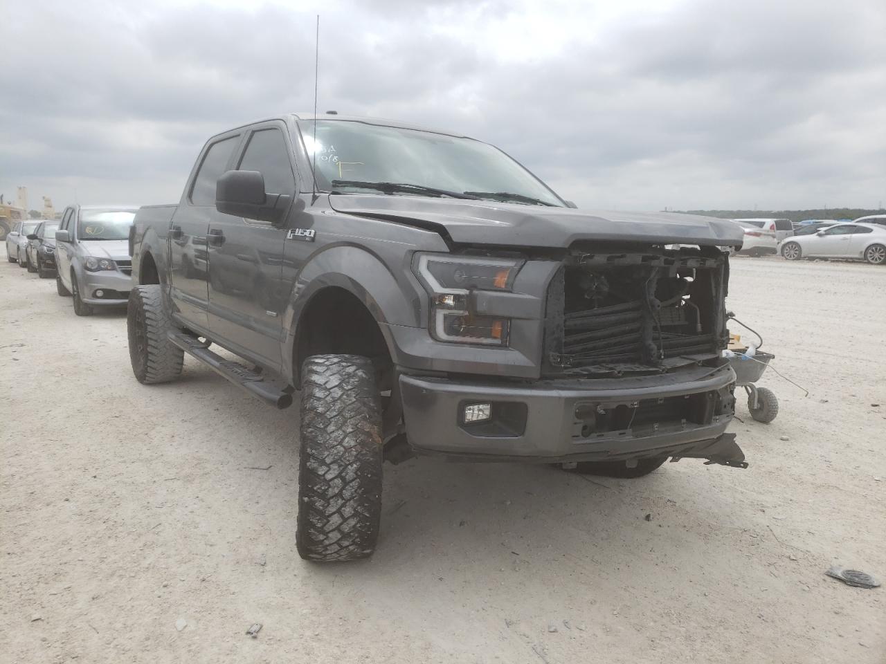 FORD F150 SUPER 2017 with VIN 1FTEW1CP2HKE11516 - Photo from auction