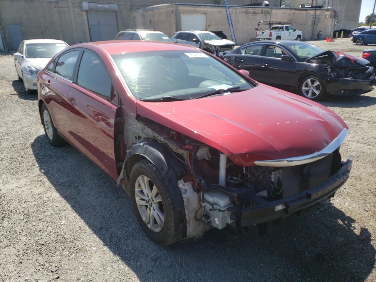 HYUNDAI SONATA GLS 2014 with VIN 5NPEB4AC4EH829986 - Photo from auction