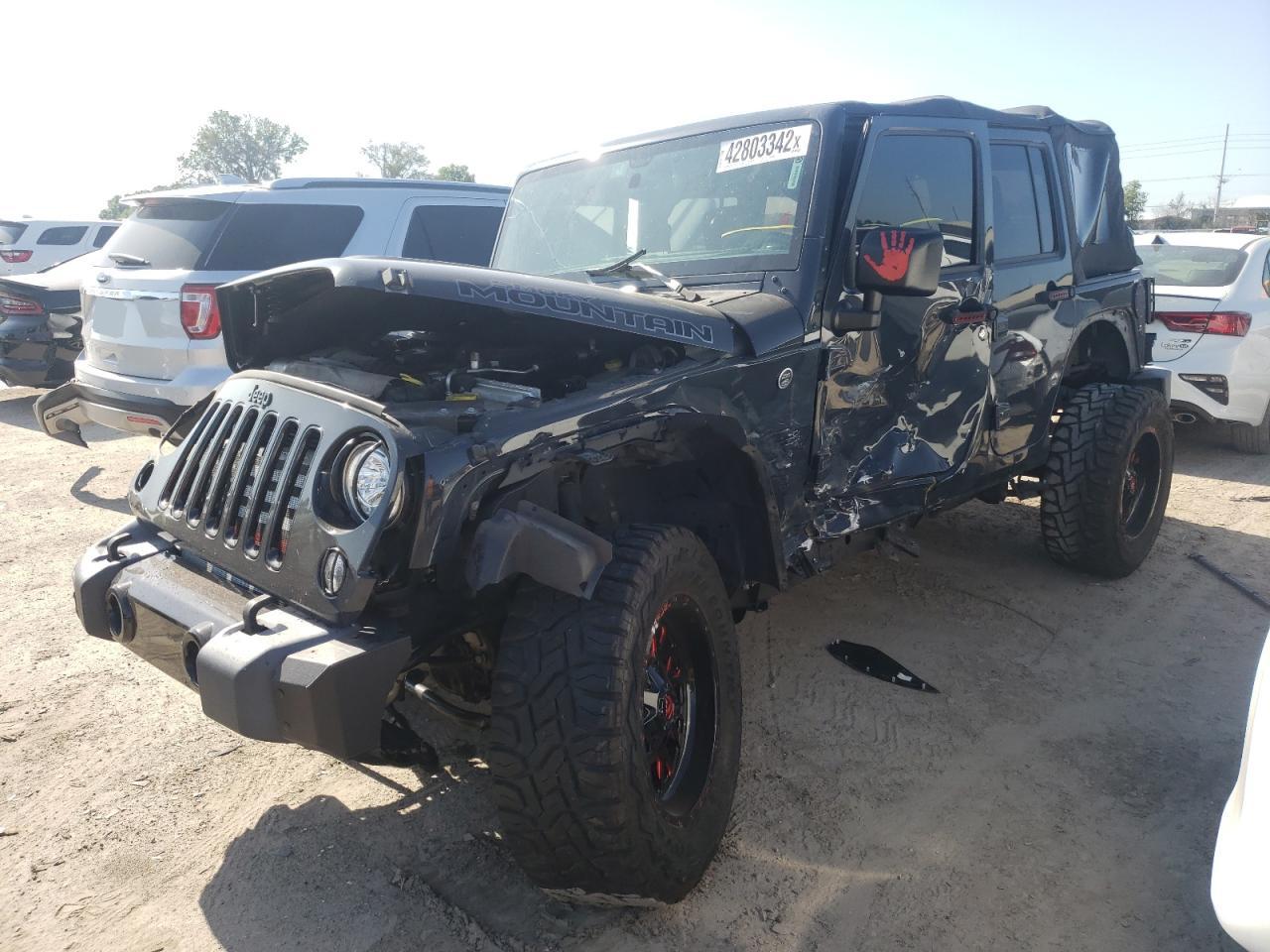 Photo 2 from auction – 2017 JEEP WRANGLER U with VIN 1C4HJWEG1HL628703