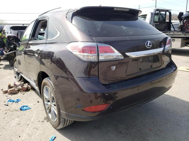 Photo 3 from auction – 2013 LEXUS RX 450 with VIN JTJBC1BA8D2051135