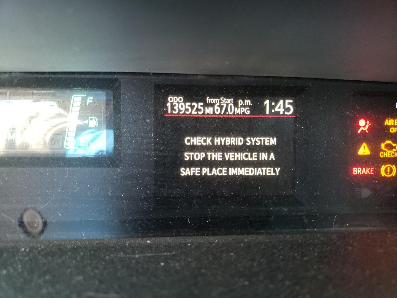 Photo 8 from auction – 2012 TOYOTA PRIUS C with VIN JTDKDTB32C1019735