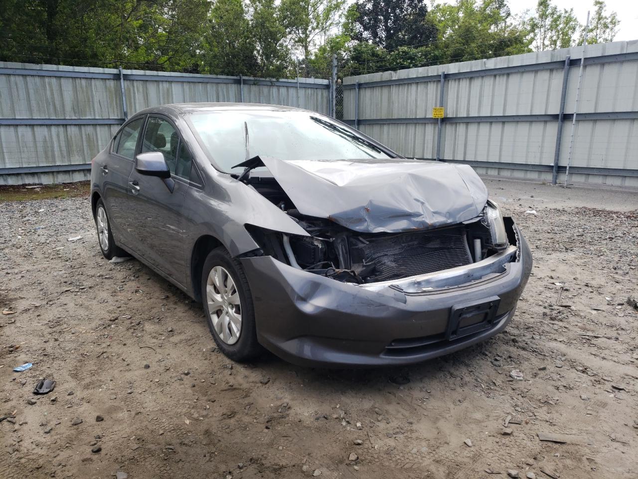 Photo 1 from auction – 2012 HONDA CIVIC LX with VIN 19XFB2F52CE029241