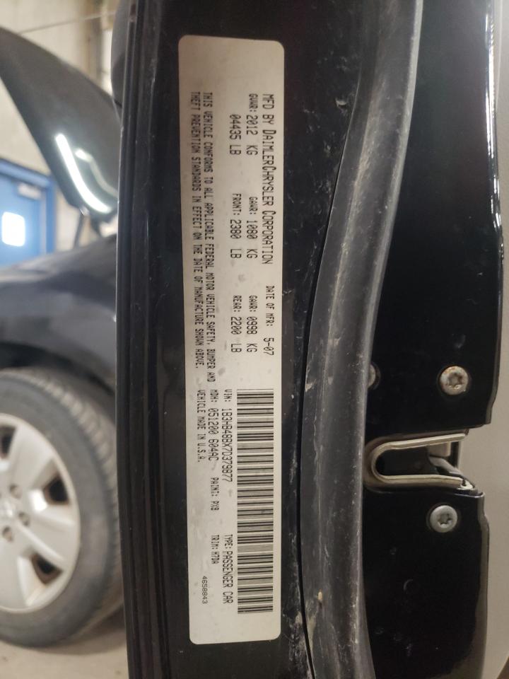 Photo 10 from auction – 2007 DODGE CALIBER SX with VIN 1B3HB48BX7D379877