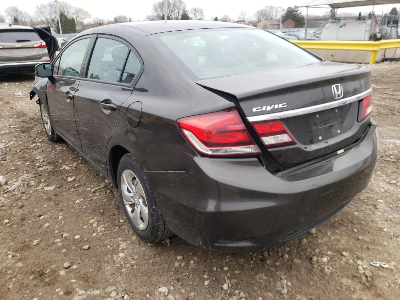 Photo 3 from auction – 2013 HONDA CIVIC LX with VIN 2HGFB2F59DH504794