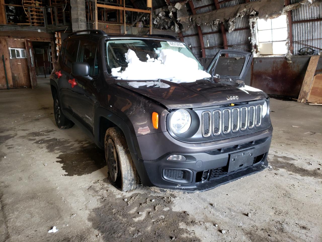 JEEP RENEGADE S 2017 with VIN ZACCJBAB8HPG65496 - Photo from auction