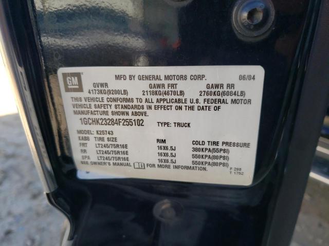 Photo 10 from auction – 2004 CHEVROLET SILVERADO with VIN 1GCHK23284F255102
