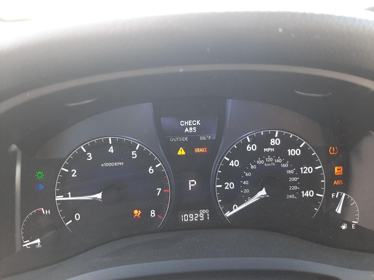 Photo 8 from auction – 2010 LEXUS RX 350 with VIN JTJZK1BA3A2406502