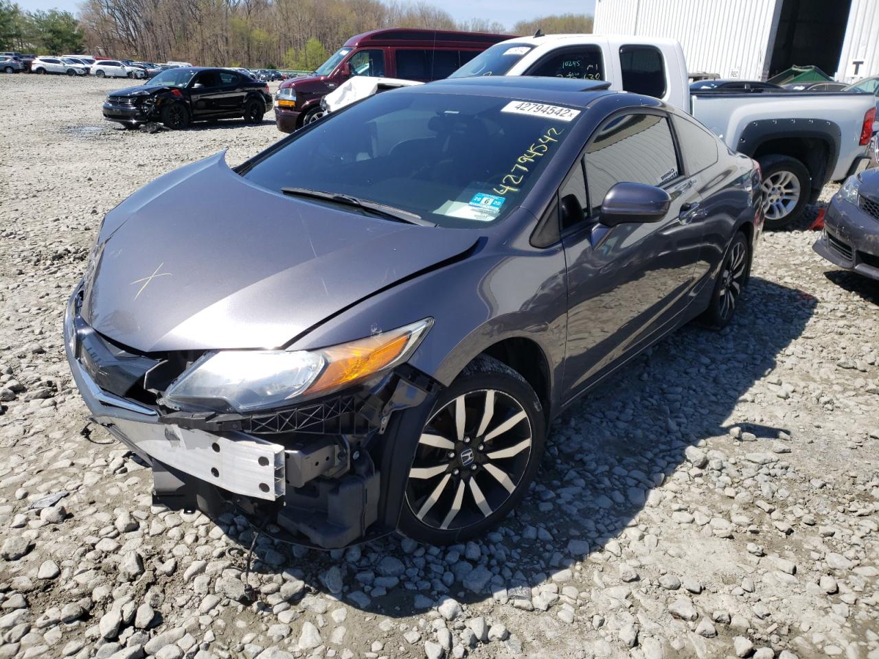Photo 2 from auction – 2015 HONDA CIVIC EXL with VIN 2HGFG3B08FH509764