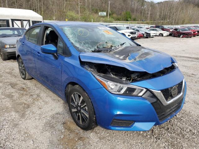 NISSAN VERSA SV 2021 with VIN 3N1CN8EVXML862266 - Photo from auction