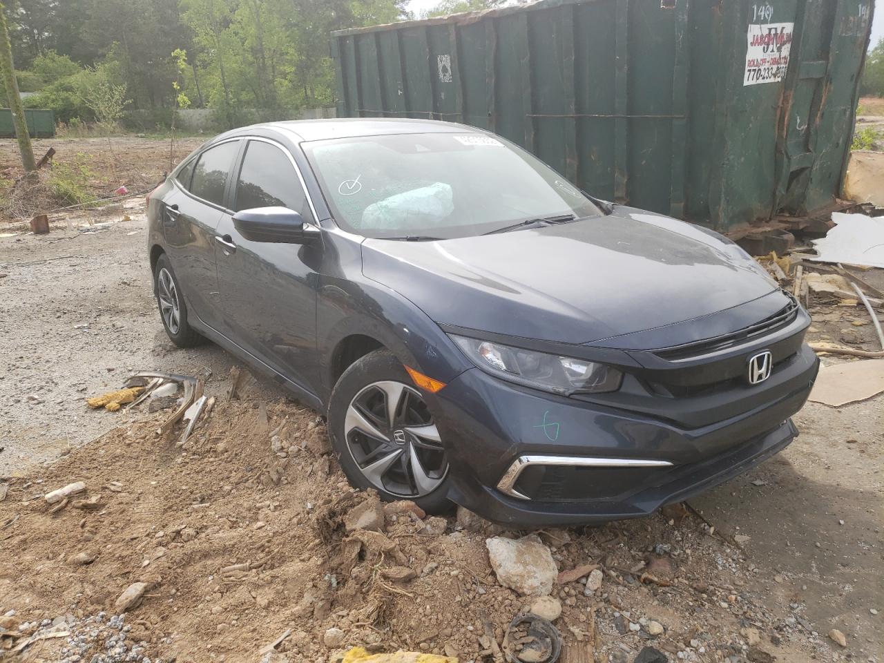 Photo 1 from auction – 2019 HONDA CIVIC LX with VIN 19XFC2F64KE003535