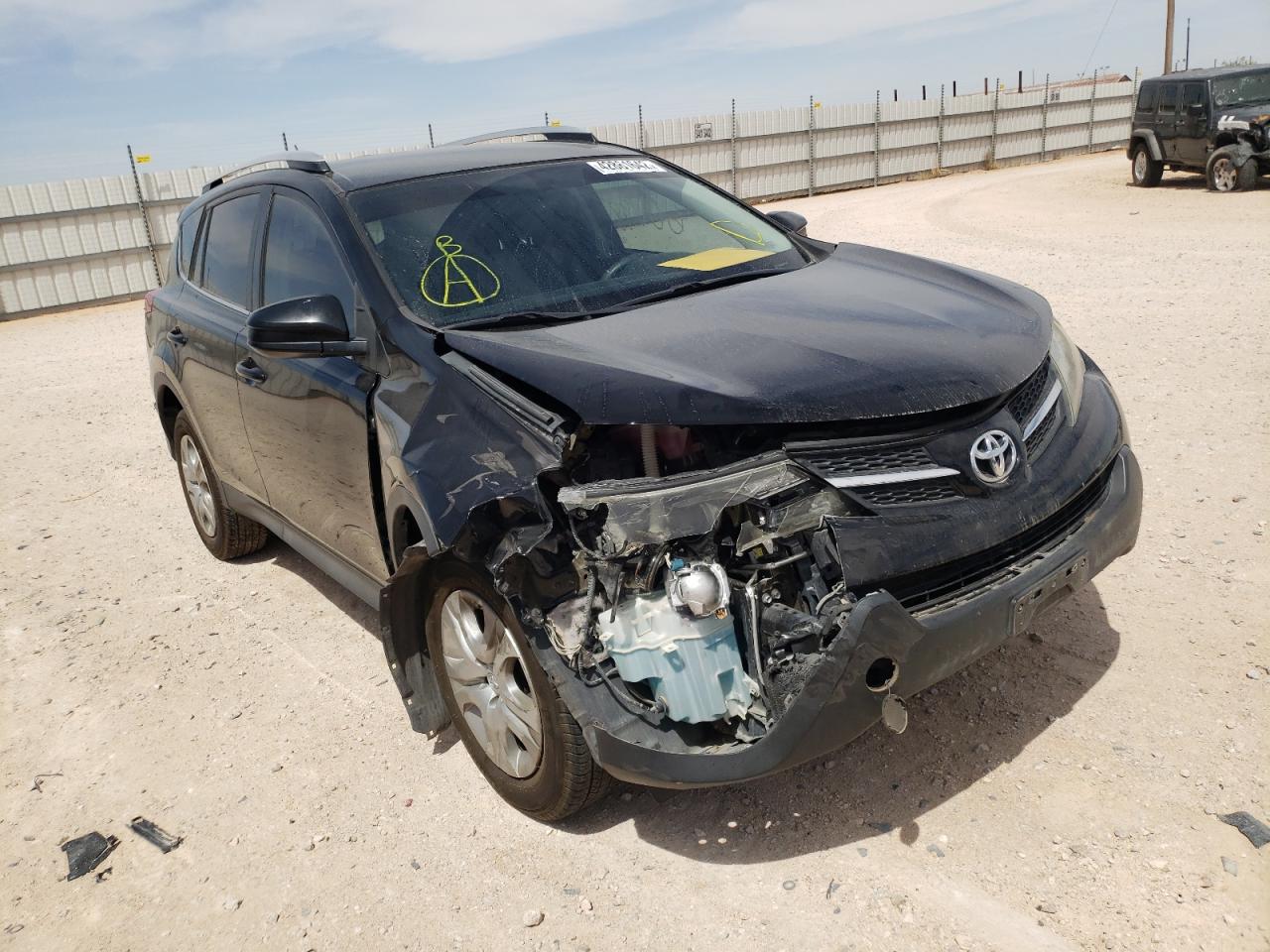 TOYOTA RAV4 LE 2015 with VIN 2T3ZFREV4FW204870 - Photo from auction