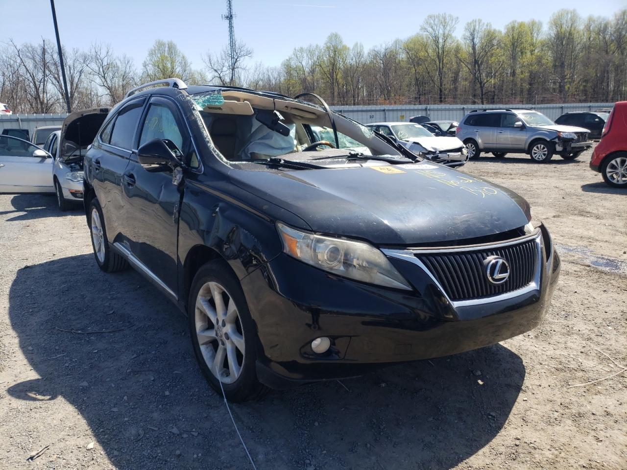 LEXUS RX 350 2012 with VIN 2T2ZK1BA7CC069027 - Photo from auction