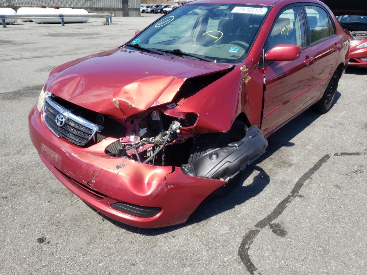 Photo 9 from auction – 2008 TOYOTA COROLLA CE with VIN 2T1BR32E18C929639