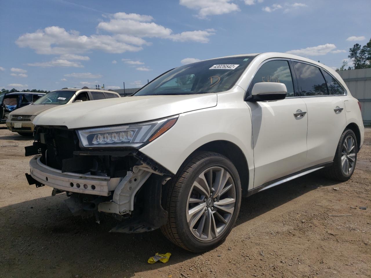 Photo 2 from auction – 2017 ACURA MDX TECHNO with VIN 5FRYD3H50HB009981