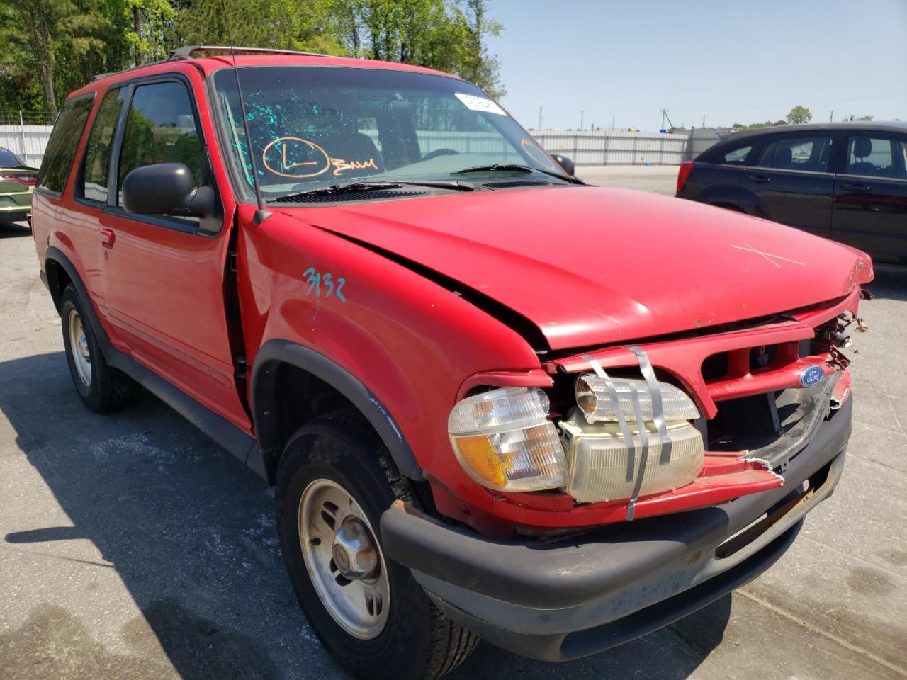 FORD EXPLORER 1997 with VIN 1FMCU22X9VUD17455 - Photo from auction