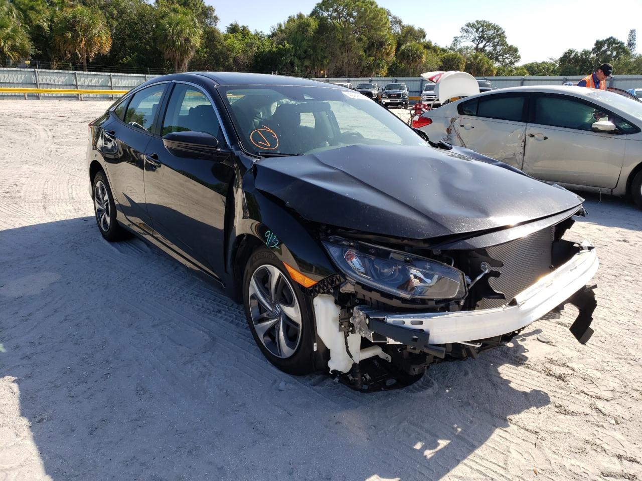 HONDA CIVIC LX 2021 with VIN 2HGFC2F69MH521956 - Photo from auction