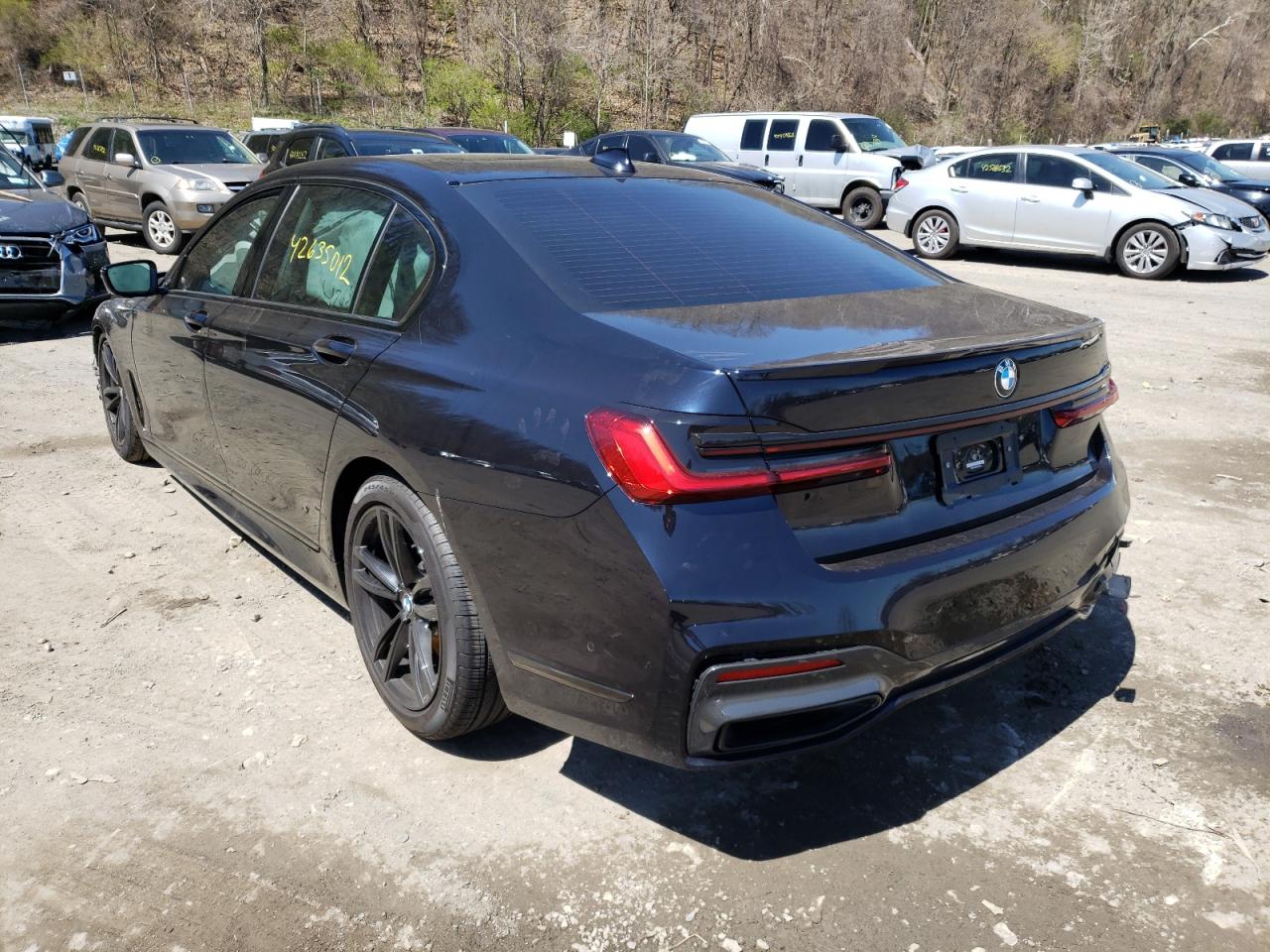 Photo 3 from auction – 2022 BMW 750 XI with VIN WBA7U2C02NCJ53718