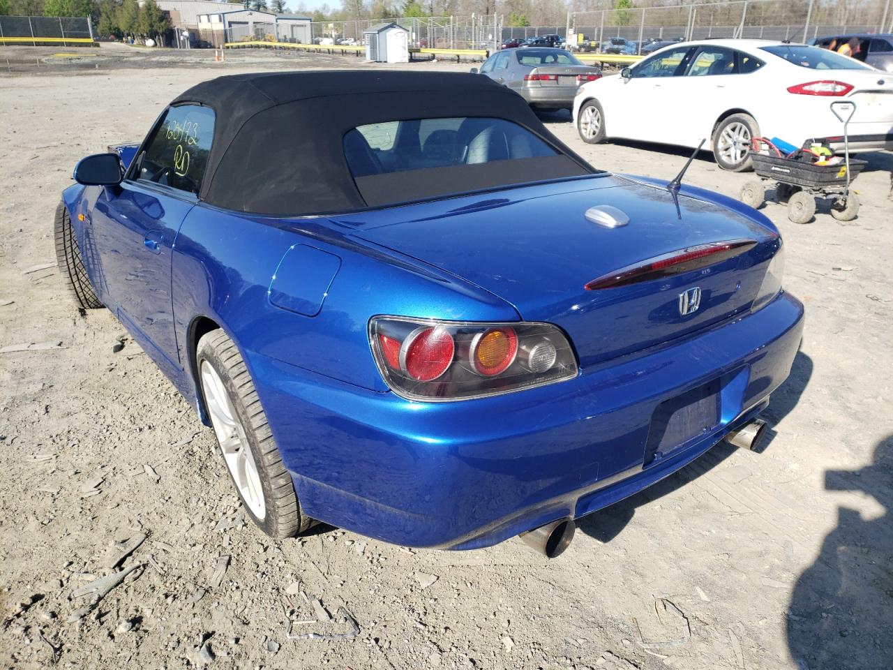 Photo 3 from auction – 2006 HONDA S2000 with VIN JHMAP21496S001284