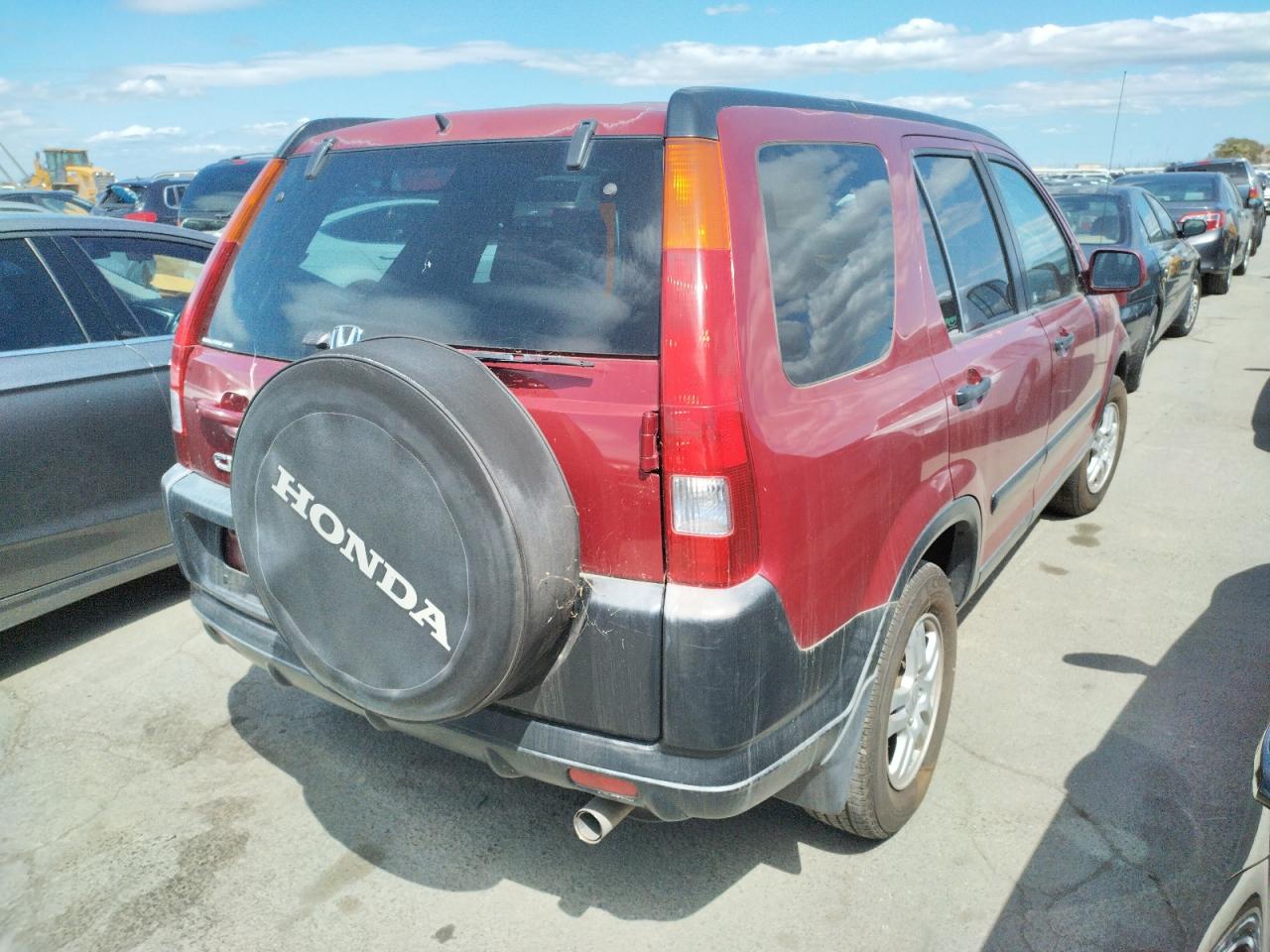 Photo 4 from auction – 2002 HONDA CR-V EX with VIN JHLRD78862C083842