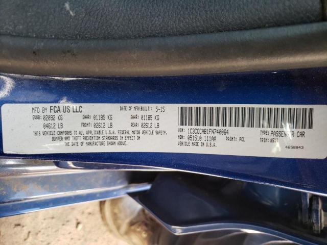 Photo 10 from auction – 2015 CHRYSLER 200 LIMITE with VIN 1C3CCCAB1FN740064
