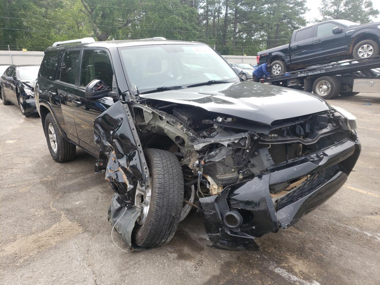 TOYOTA 4RUNNER SR 2014 with VIN JTEZU5JR4E5078986 - Photo from auction