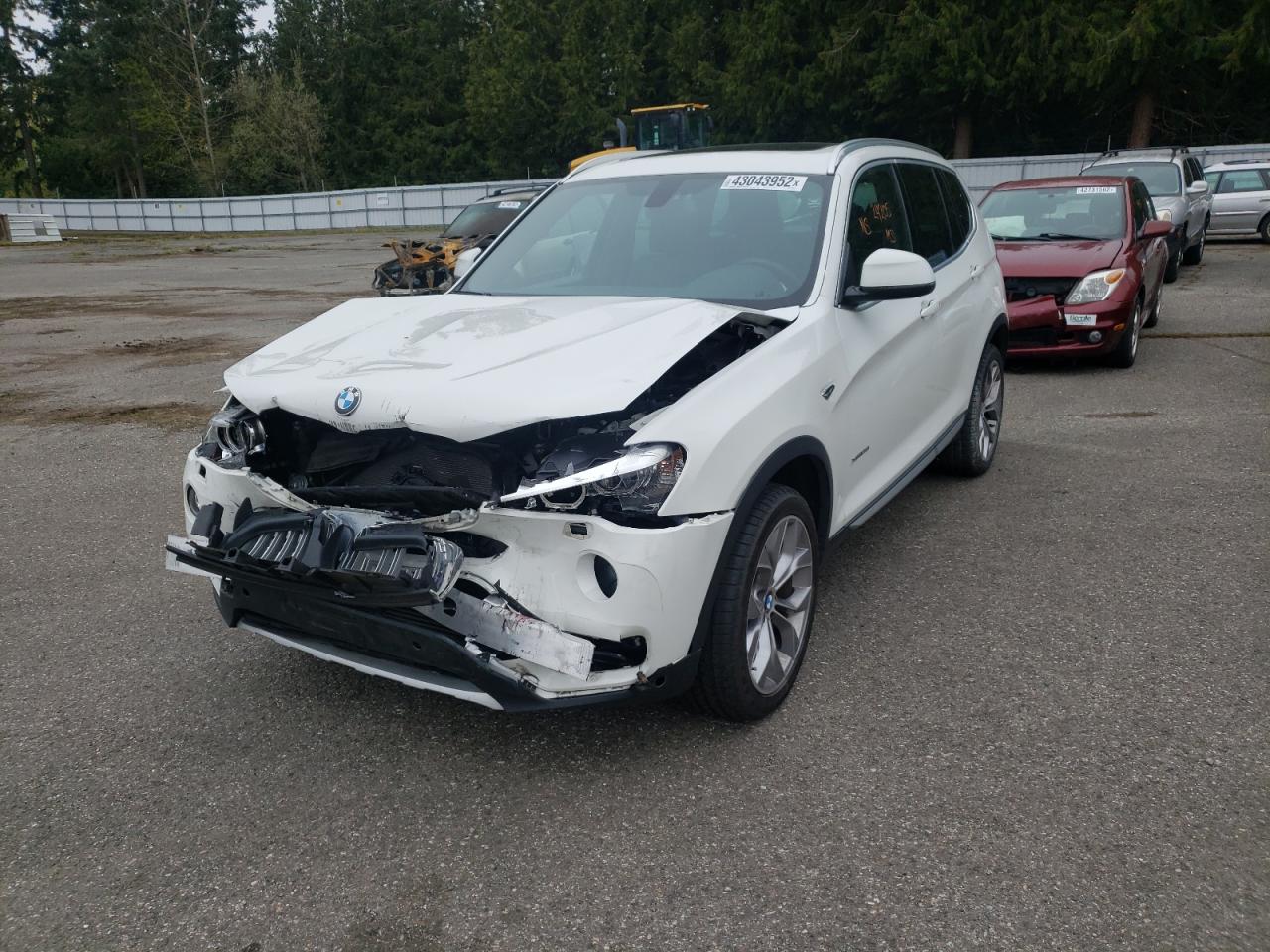 Photo 2 from auction – 2017 BMW X3 XDRIVE2 with VIN 5UXWX9C33H0W72399