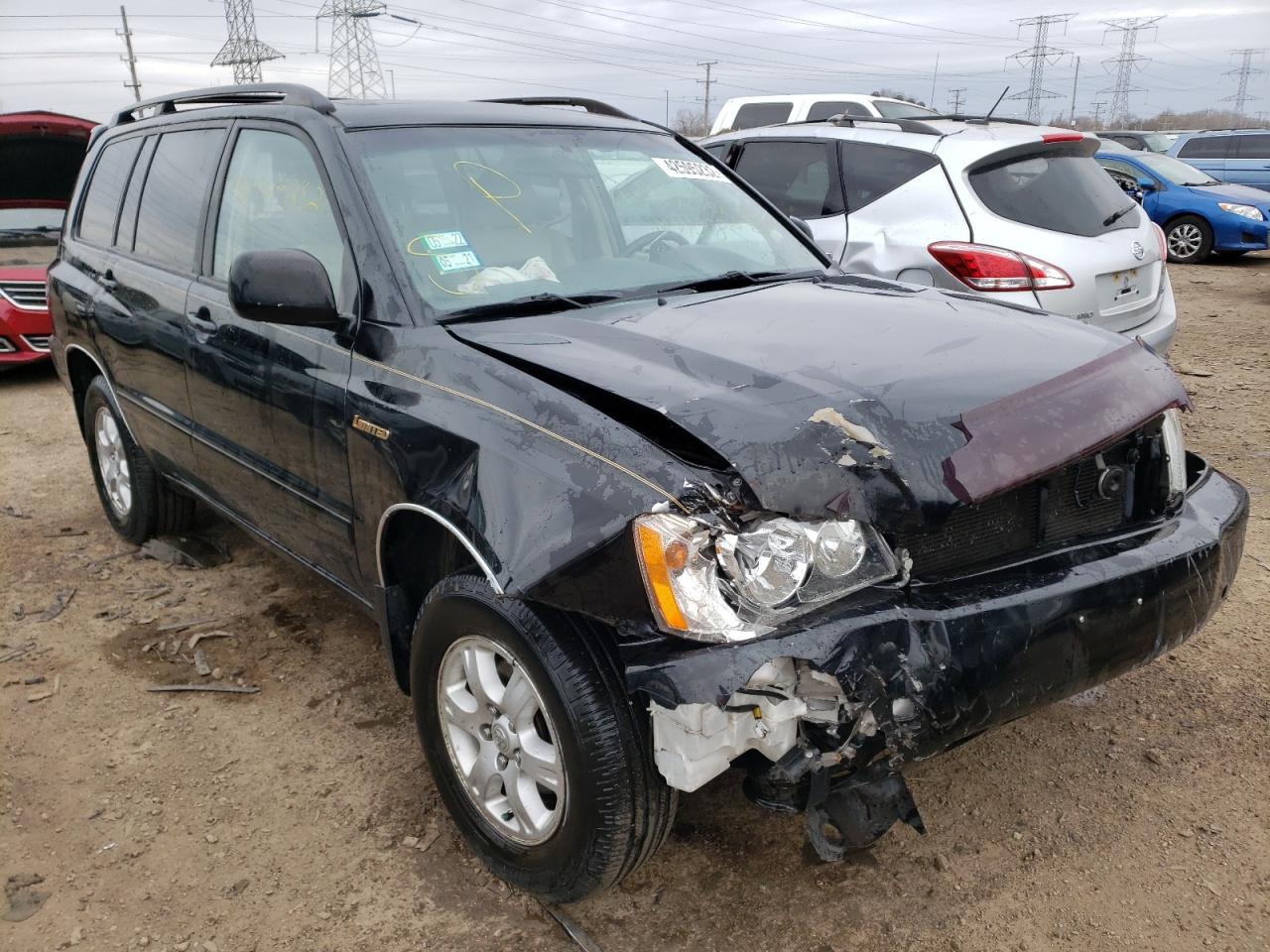 TOYOTA HIGHLANDER 2003 with VIN JTEHF21A030143275 - Photo from auction