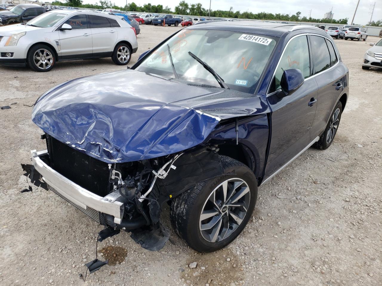 Photo 2 from auction – 2021 AUDI Q5 PREMIUM with VIN WA1BAAFY6M2003160
