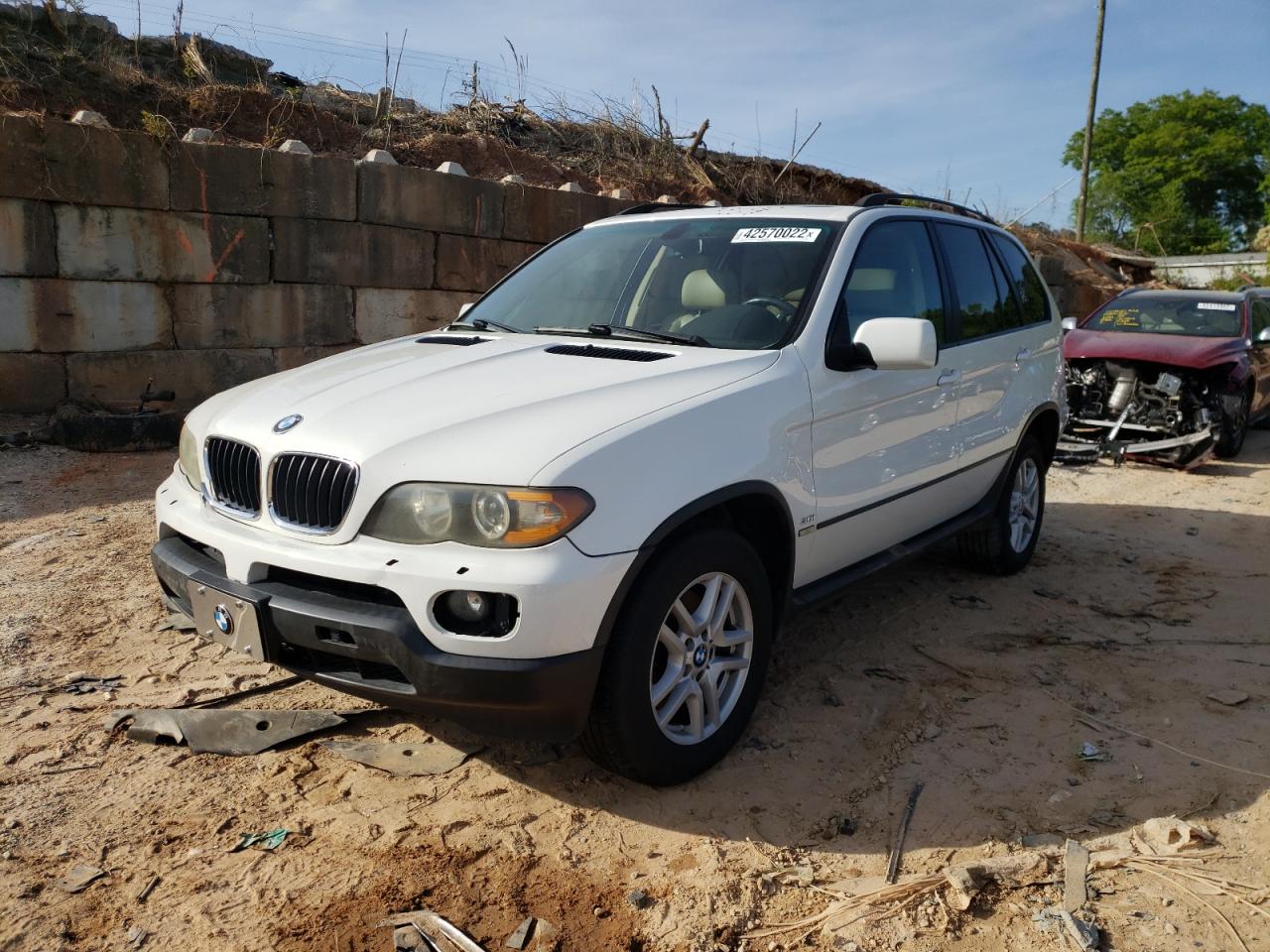 Photo 2 from auction – 2006 BMW X5 3.0I with VIN 5UXFA13516LY43084