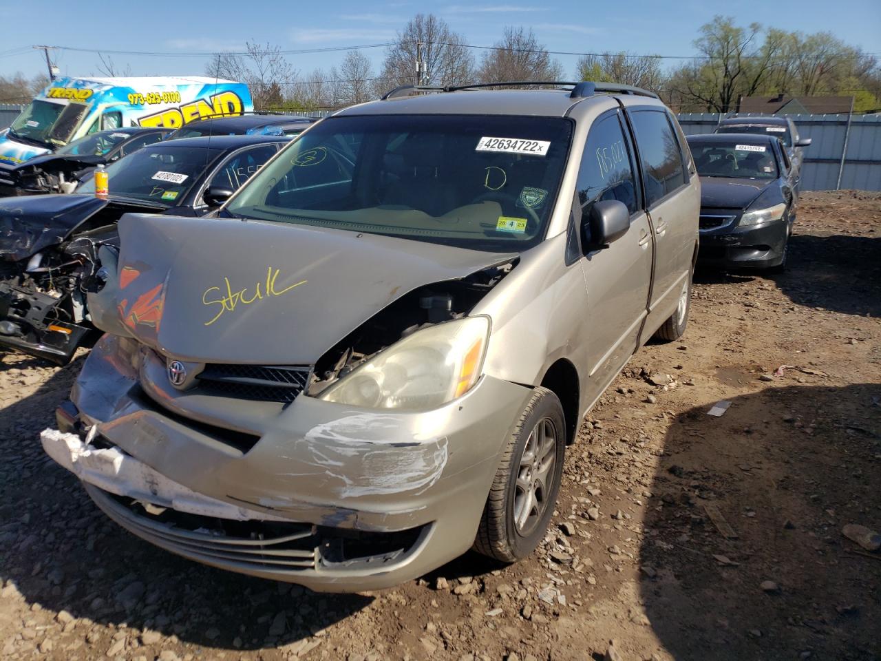Photo 2 from auction – 2005 TOYOTA SIENNA CE with VIN 5TDZA23C35S258491