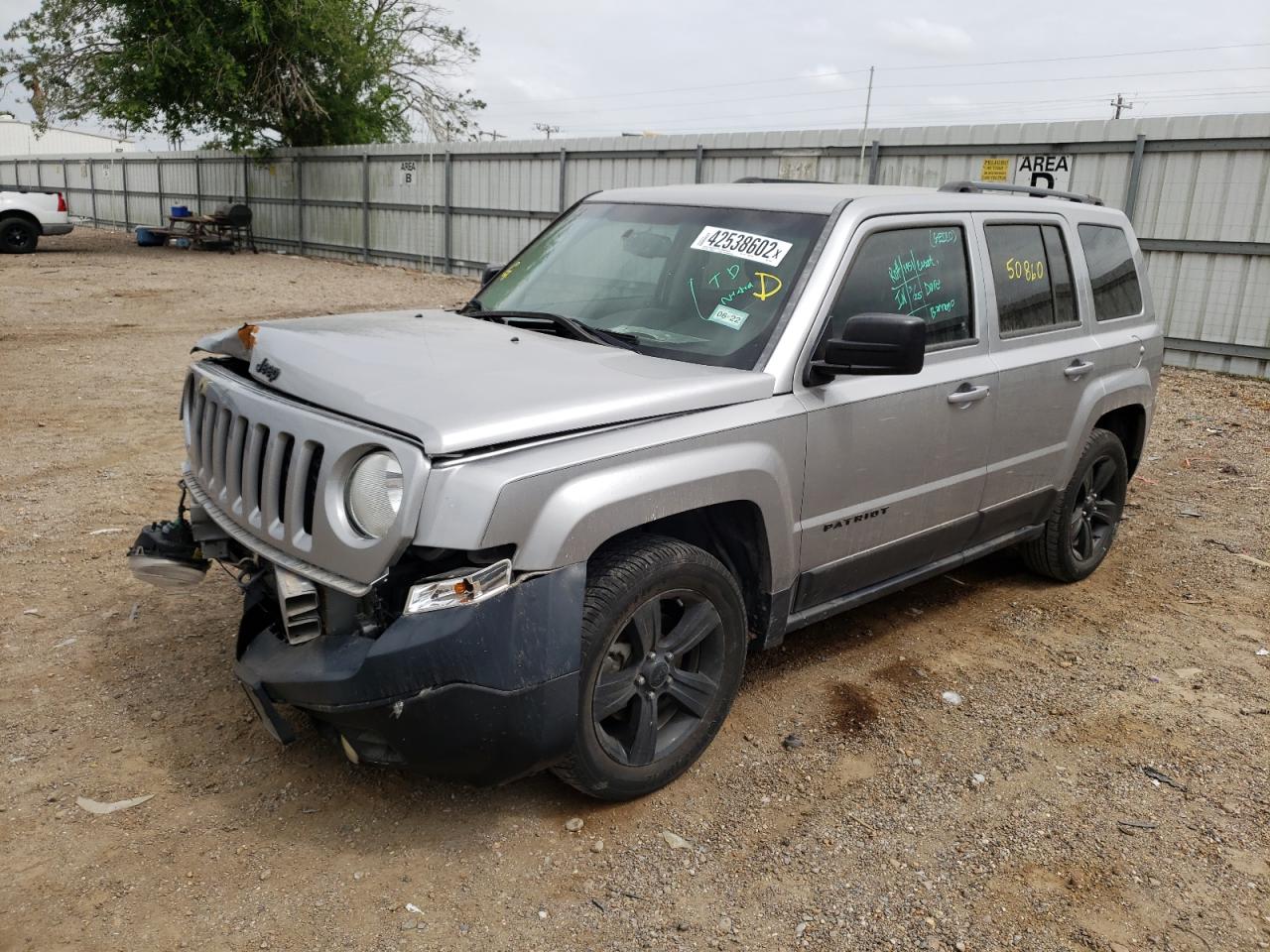 Photo 2 from auction – 2015 JEEP PATRIOT SP with VIN 1C4NJPBA6FD398513