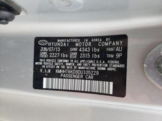 Photo 10 from auction – 2013 HYUNDAI GENESIS with VIN KMHHT6KD8DU105229