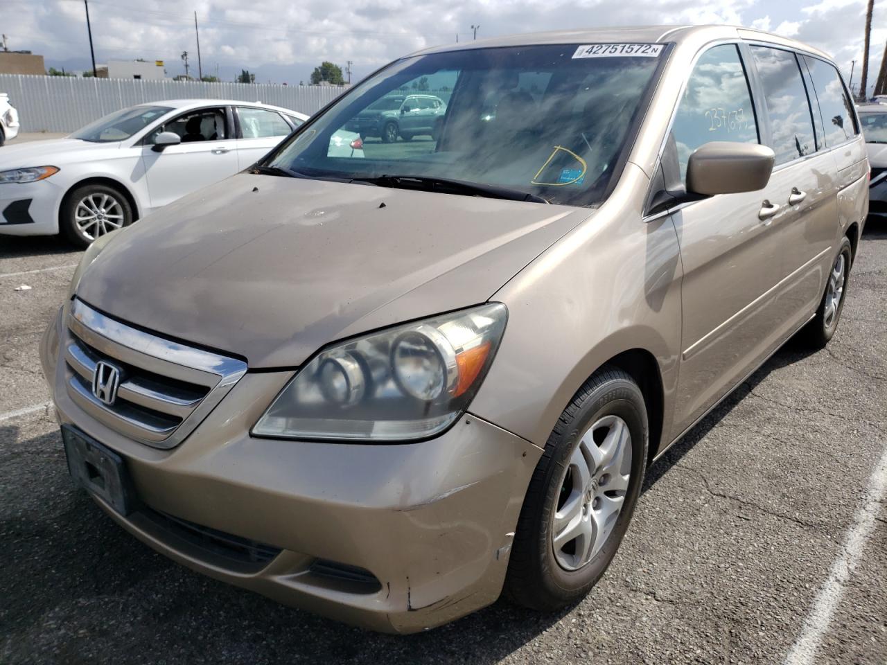 Photo 2 from auction – 2007 HONDA ODYSSEY EX with VIN 5FNRL38717B051472