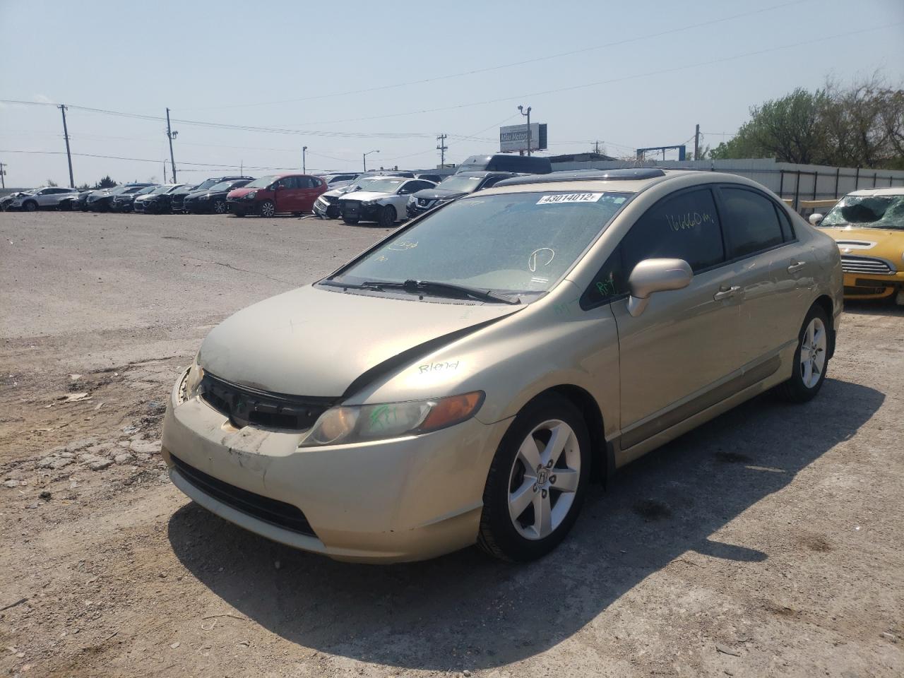 Photo 2 from auction – 2007 HONDA CIVIC EX with VIN JHMFA16827S007197