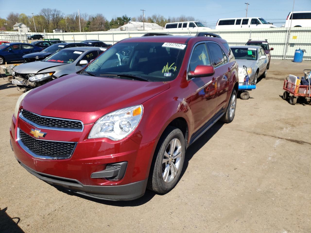 Photo 2 from auction – 2012 CHEVROLET EQUINOX LT with VIN 2GNFLEEK9C6379737