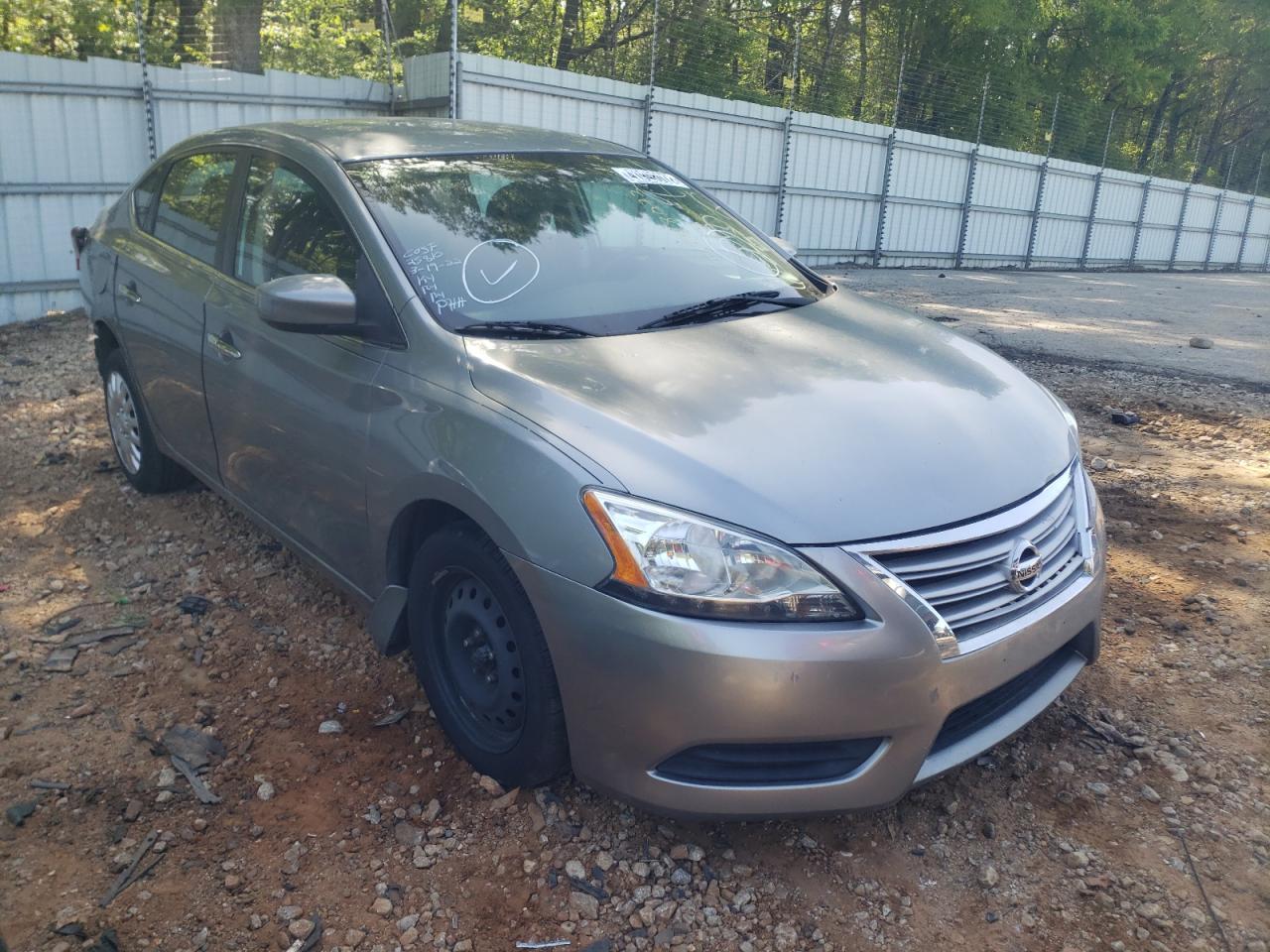 Photo 1 from auction – 2014 NISSAN SENTRA S with VIN 3N1AB7AP2EL625998