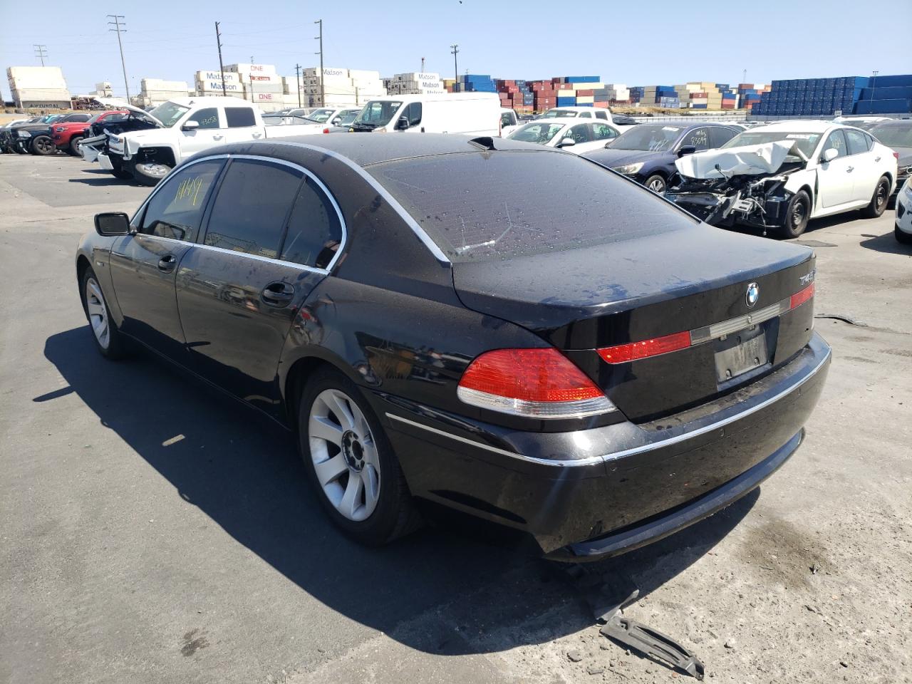Photo 3 from auction – 2003 BMW 745 LI with VIN WBAGN63423DR10261